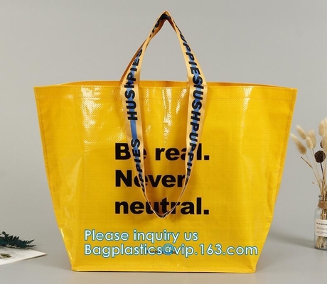 Trasportatore riutilizzabile di acquisto di promozione della drogheria del supermercato di Eco, borsa del panno del totalizzatore del tessuto, sacco tessuto