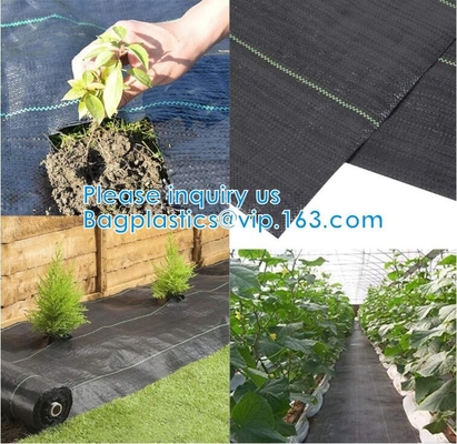 Stuoia del diserbo, copertura al suolo, letto di fiore, pacciame, lastricatori, bordo, pali del giardino, barriera dell'erbaccia, paesaggio