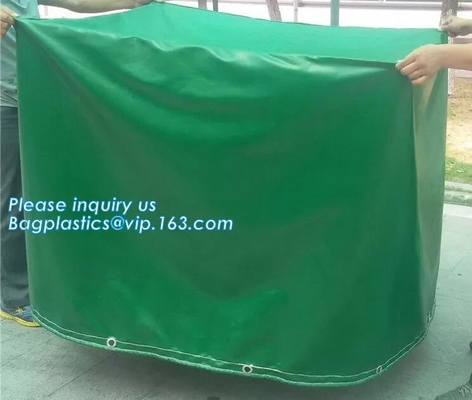 Coprire la tela cerata rivestita UV del tessuto del PE, tela cerata del tessuto del PVC del PE, tela cerata di campeggio del parasole, rotolo lamiated della tela cerata