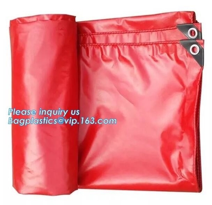 Coprire la tela cerata rivestita UV del tessuto del PE, tela cerata del tessuto del PVC del PE, tela cerata di campeggio del parasole, rotolo lamiated della tela cerata