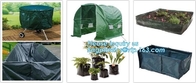 Il gallone all'aperto del giardino della grande capacità impermeabilizza le borse residue tessute PE verde del prato inglese, borse riutilizzabili dello spreco di iarda