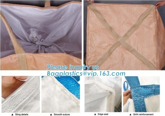 grandi borse pieghevoli e riutilizzabili delle borse di salto, della borsa del bidone della spazzatura, della costruzione dello spreco, riutilizzabile multiplo, strappo resistente