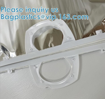 Manico, appendiabiti, gancio, indumento Apperal, bikini, costume da bagno, biancheria intima, borse per calzini, vinile, coulisse, Tyvek