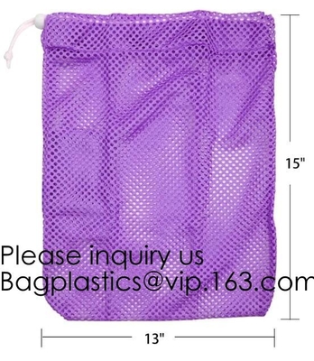 Borsa portabiancheria biodegradabile con coulisse personalizzata, logo stampato Poly Hotel, borsa portabiancheria da viaggio