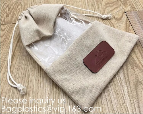 Sacchetti di iuta naturale con coulisse Sacchetti di caramelle per gioielli Sacchetti regalo per bomboniere per feste di matrimonio di Natale