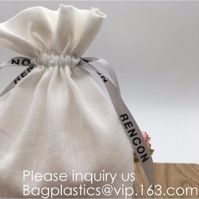 Sacchetti di cotone con coulisse, sacchetti di mussola di cotone, sacchetto di cotone, sacchetti riutilizzabili, sacchetto di gioielli, sacchetti regalo