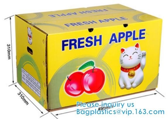 Scatola di imballaggio per frutta ondulata, laminazione lucida, stampa offset, scatola pieghevole, cono di fiori, imballaggio Flowral
