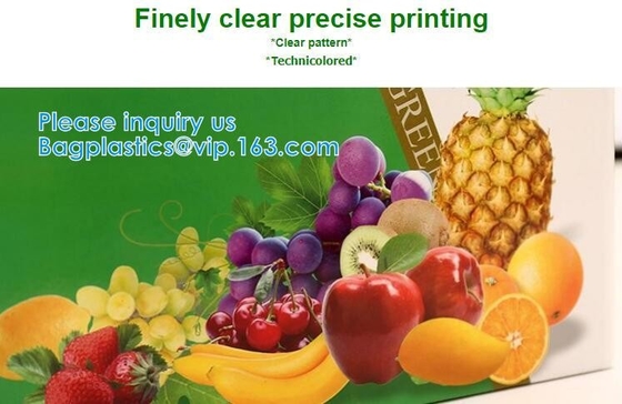 Scatola di imballaggio per frutta ondulata, laminazione lucida, stampa offset, scatola pieghevole, cono di fiori, imballaggio Flowral