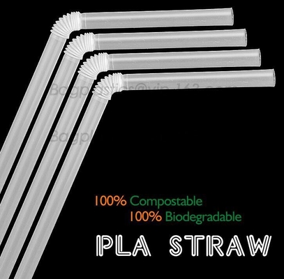 PLA a base vegetale, involucro individuale, cannuccia per cocktail, ecologico, amido di mais, Flexi, cucchiaio, forchetta, coltery