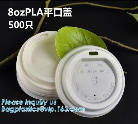 Ecologico, Blodegradable, concimabile, PLA ha allineato l'insieme freddo caldo eliminabile della tazza della bevanda, il caffè, i negozi, chiosco