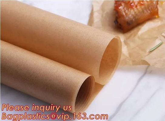 Rotolo della carta pergamena, rotolo di carta bollente della taglierina dello scorrevole per la cottura, arrostire, impermeabile al grasso, carta dell'involucro, cuoco unico