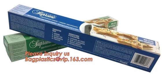 Rotolo della carta pergamena, rotolo di carta bollente della taglierina dello scorrevole per la cottura, arrostire, impermeabile al grasso, carta dell'involucro, cuoco unico