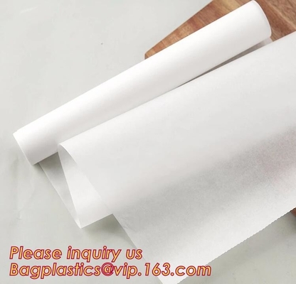 Rotolo della carta pergamena, rotolo di carta bollente della taglierina dello scorrevole per la cottura, arrostire, impermeabile al grasso, carta dell'involucro, cuoco unico