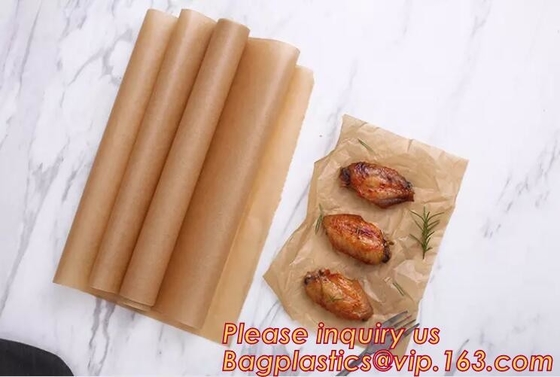Rotolo della carta pergamena, rotolo di carta bollente della taglierina dello scorrevole per la cottura, arrostire, impermeabile al grasso, carta dell'involucro, cuoco unico