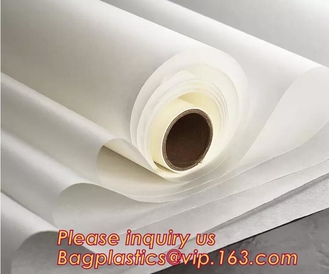 Rotolo della carta pergamena, rotolo di carta bollente della taglierina dello scorrevole per la cottura, arrostire, impermeabile al grasso, carta dell'involucro, cuoco unico