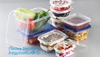 Contenitori di stoccaggio di alimento riutilizzabili del congelatore con i coperchi, Microwaveable libero di Bento Box BPA degli insiemi del contenitore della preparazione del pasto