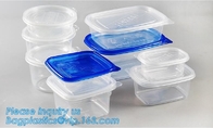 Contenitori di stoccaggio di alimento riutilizzabili del congelatore con i coperchi, Microwaveable libero di Bento Box BPA degli insiemi del contenitore della preparazione del pasto