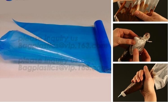 Le borse biodegradabili della conduttura della pasticceria, agglutinano decorando le borse, i corredi iniziali bollenti di Candy dei biscotti, borse di congelamento