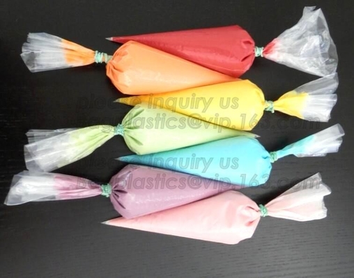 Le borse biodegradabili della conduttura della pasticceria, agglutinano decorando le borse, i corredi iniziali bollenti di Candy dei biscotti, borse di congelamento