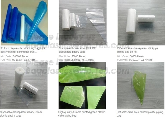 Le borse biodegradabili della conduttura della pasticceria, agglutinano decorando le borse, i corredi iniziali bollenti di Candy dei biscotti, borse di congelamento