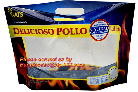 La borsa di carne grigliata, le borse del pollo del girarrosto, la borsa dell'alimento di microonda, Woolworths, Shoprite INSACCA, PORTA VIA la borsa
