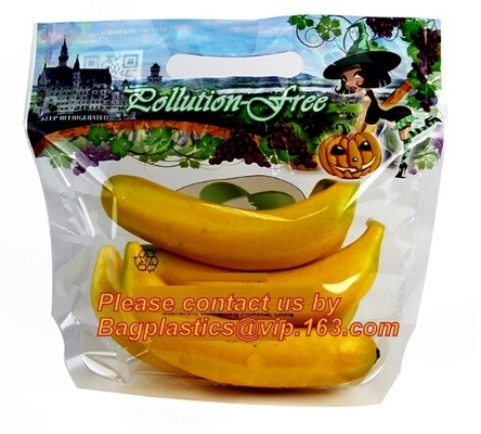 Stia sul sacchetto, borse di plastica della serratura dello zip della chiusura lampo del cursore del chiaro del commestibile del congelatore dell'alimento pacchetto riutilizzabile della frutta
