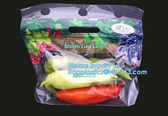 Borsa dello sfiato per frutta e verdura, frutta &amp; borsa trasparente di verdure, sacchetto a prova d'umidità e antinebbia della frutta