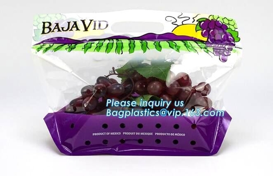 Borsa dello sfiato per frutta e verdura, frutta &amp; borsa trasparente di verdure, sacchetto a prova d'umidità e antinebbia della frutta