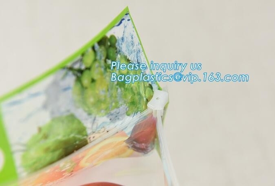 L'insalata fresca della lattuga fruttifica ortaggi freschi dell'anti nebbia dei sacchetti BOPP che imballano le borse, il vegebag, logo della stampa