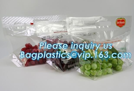 L'insalata fresca della lattuga fruttifica ortaggi freschi dell'anti nebbia dei sacchetti BOPP che imballano le borse, il vegebag, logo della stampa