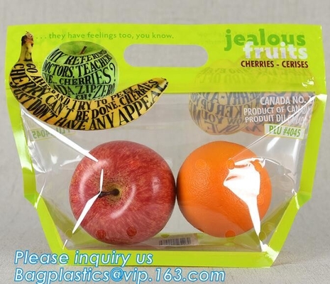 L'insalata fresca della lattuga fruttifica ortaggi freschi dell'anti nebbia dei sacchetti BOPP che imballano le borse, il vegebag, logo della stampa