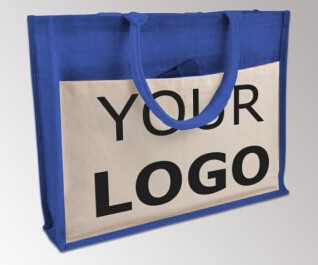 Tasca interna della chiusura lampo di Tote Bag Full Gusset With della iuta di Tote Bags Bulk Laminated Interior della tela da imballaggio, DIY Art Crafts
