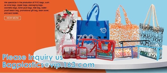 Le chiare borse, stadio approvato, vedono attraverso Tote Bag, la tracolla, grande borsa trasparente