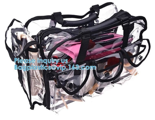 Le chiare borse, stadio approvato, vedono attraverso Tote Bag, la tracolla, grande borsa trasparente