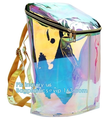 Borsa di School Daypack Travel Caming dello studente dello zaino per le ragazze delle donne, borse di cordone, arcobaleno multicolore