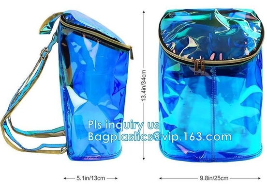 Borsa di School Daypack Travel Caming dello studente dello zaino per le ragazze delle donne, borse di cordone, arcobaleno multicolore