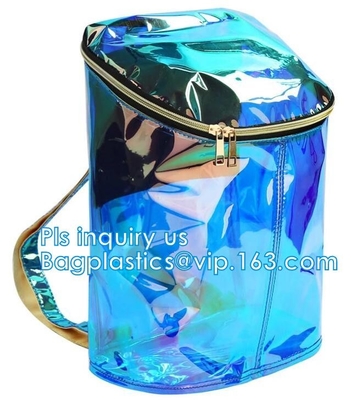 Borsa di School Daypack Travel Caming dello studente dello zaino per le ragazze delle donne, borse di cordone, arcobaleno multicolore