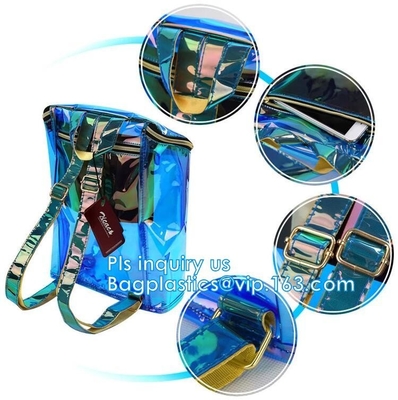 Borsa di School Daypack Travel Caming dello studente dello zaino per le ragazze delle donne, borse di cordone, arcobaleno multicolore