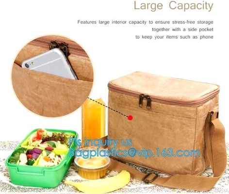La borsa del pranzo ha isolato il grande contenitore che di Tote Bag Reusable Thermal Food lo spuntino a perfetta tenuta durevole insacca la borsa del pranzo