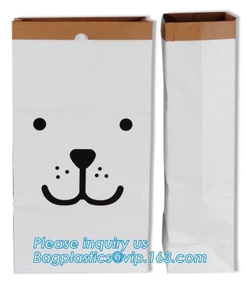 borsa più papier delle sac en, decorazione di tela di Basket Nursery Home dell'organizzatore dell'abbigliamento dei giocattoli dei bambini della borsa di stoccaggio di carta kraft