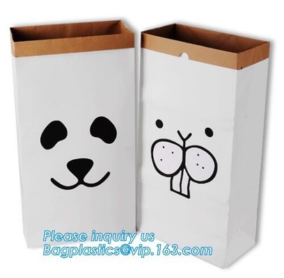 borsa più papier delle sac en, decorazione di tela di Basket Nursery Home dell'organizzatore dell'abbigliamento dei giocattoli dei bambini della borsa di stoccaggio di carta kraft