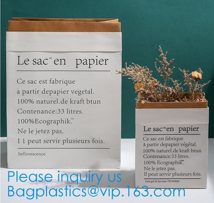 borsa più papier delle sac en, decorazione di tela di Basket Nursery Home dell'organizzatore dell'abbigliamento dei giocattoli dei bambini della borsa di stoccaggio di carta kraft