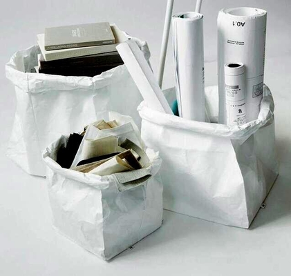Borsa di stoccaggio di carta kraft, borse di Laudry Kraft, borse di vestiti, sacco di carta riciclato pacchetto di Brown, organizzatore del cassetto
