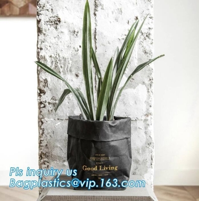 Borsa di stoccaggio di carta kraft, borse di Laudry Kraft, borse di vestiti, sacco di carta riciclato pacchetto di Brown, organizzatore del cassetto