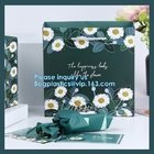 Il quadrato dei sacchi di carta di Kraft insacca, sacco di carta spesso con la finestra per nozze, il partito, il compleanno, l'acquisto, fiore insacca