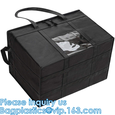 Borsa più fresca all'aperto surdimensionata del pranzo portatile, grande abitudine resistente extra Tote Food Delivery Bag riutilizzabile