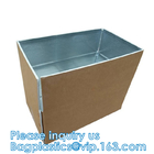 La schiuma della stagnola del cartone dell'imballaggio del contenitore della scatola del dispositivo di raffreddamento allineata tiene per ore e ore i container termici caldi freddi