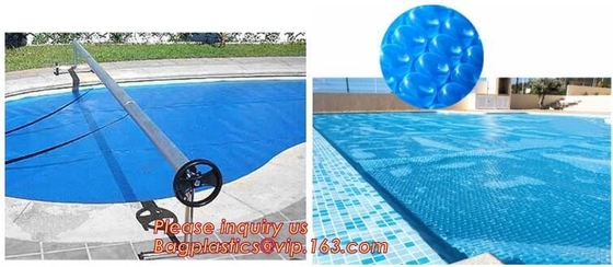 Copertura solare della stazione termale della bolla della piscina all'aperto, coperta per gli stagni residenziali domestici con il rullo della bobina