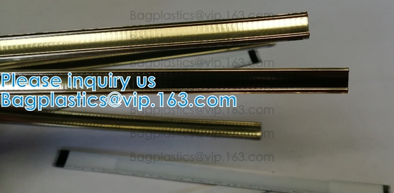 Foglio di alluminio Tin Tie, Tintie, legame di torsione, caffè Tin Tie Plastic Tin Ties della guarnizione della borsa del bastone della buccia con adesivo