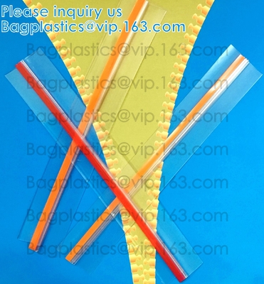 Chiusura lampo della borsa di indumento, chiusura lampo di Plastik del PE, chiusura lampo della serratura della stampa, a prova di aero, impermeabile, a prova d'umidità, antipolvere